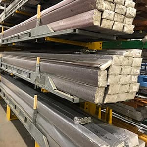 Magazzino Barre in Alluminio